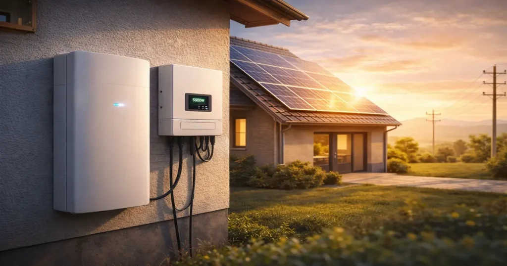 Ev bataryası enerji depolama sistemi ve inverter